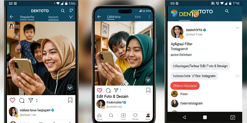 Tampilan antarmuka DENTOTO yang menarik dan fungsional.