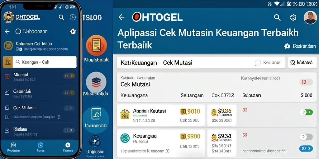 Tampilan antarmuka OHTOGEL dengan fungsi Cek Mutasi yang sederhana.