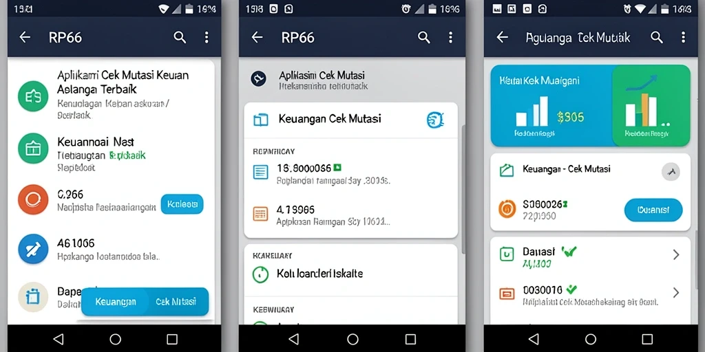 Tampilan antarmuka aplikasi Cek Mutasi RP66 yang intuitif dan informatif.
