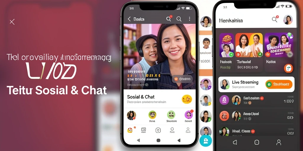 Antarmuka V07 yang menarik dan fungsional dalam Live Streaming.