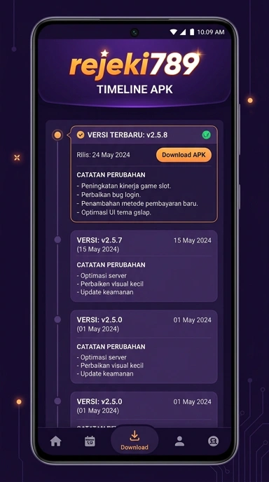 Riwayat Versi rejeki789 untuk Pengguna Android